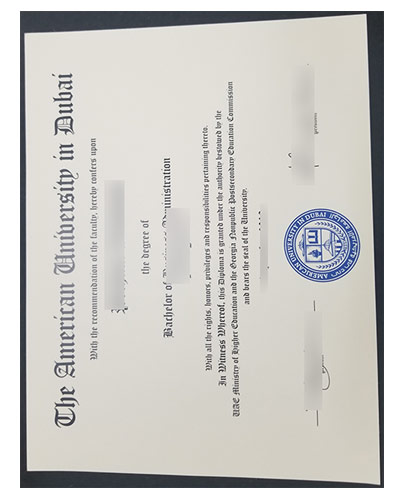 American University In Dubai diploma-buy fake AUD degree