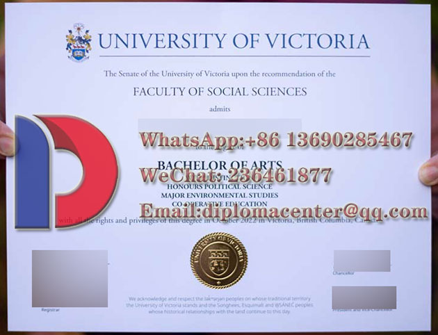 University of Victoria diploma Certificates