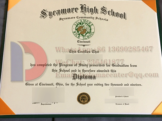 Sycamore High School diplomas