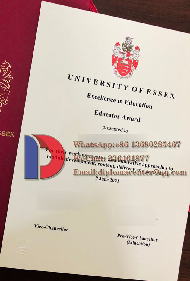 University of Essex diploma