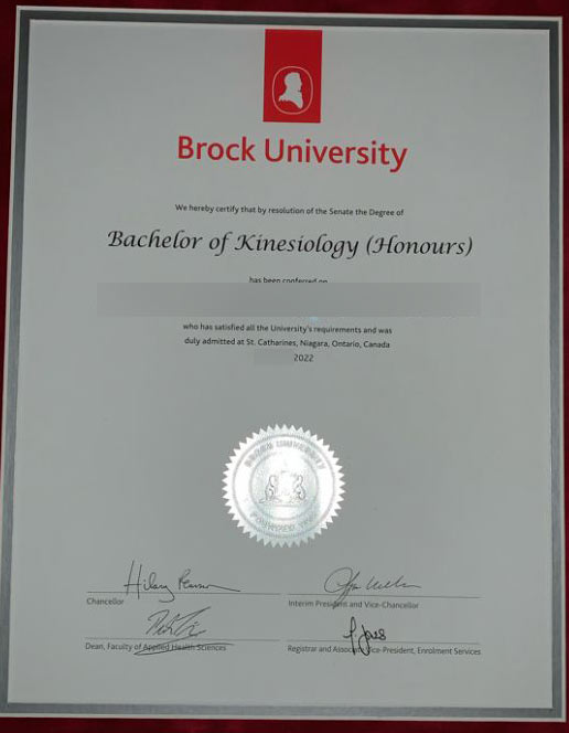 2022 Brock University degree version