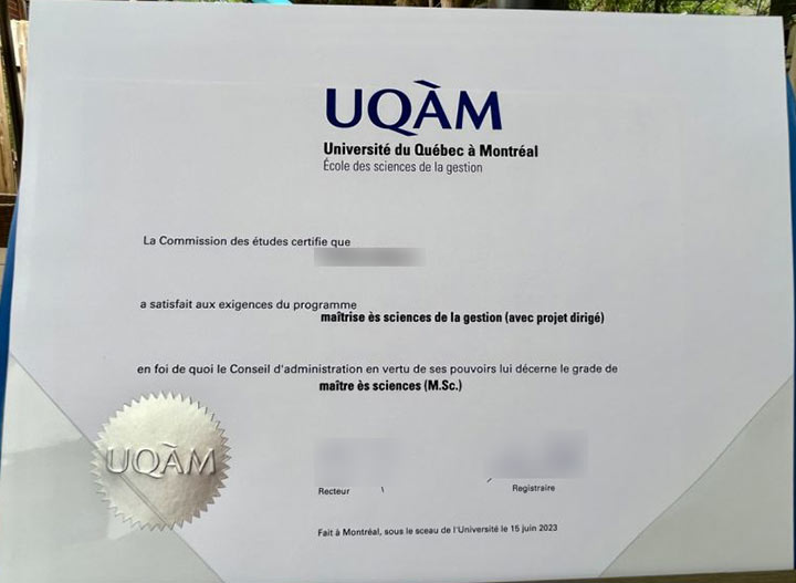 2023 Master of Science at UQAM