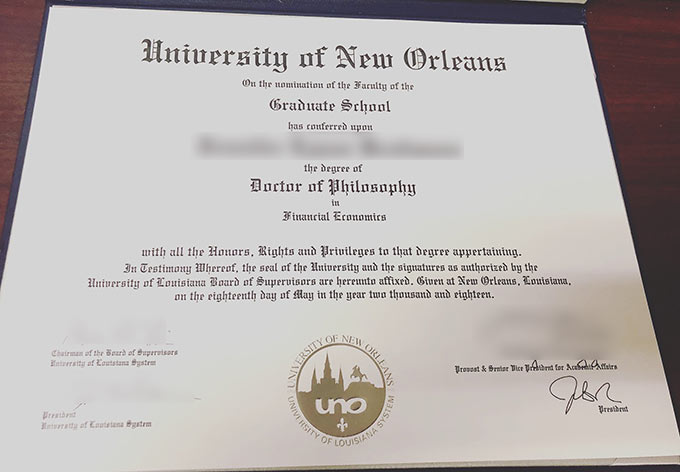 2018 Doctor of Philosophy from UNO