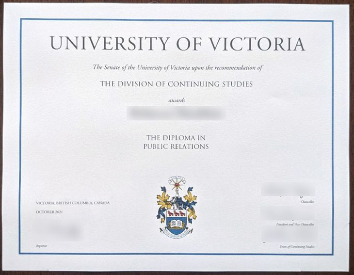 2021 Diploma in Public Relations,University of Victoria