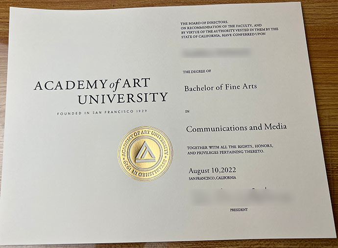 AAU Bachelor of Fine Arts in 2022