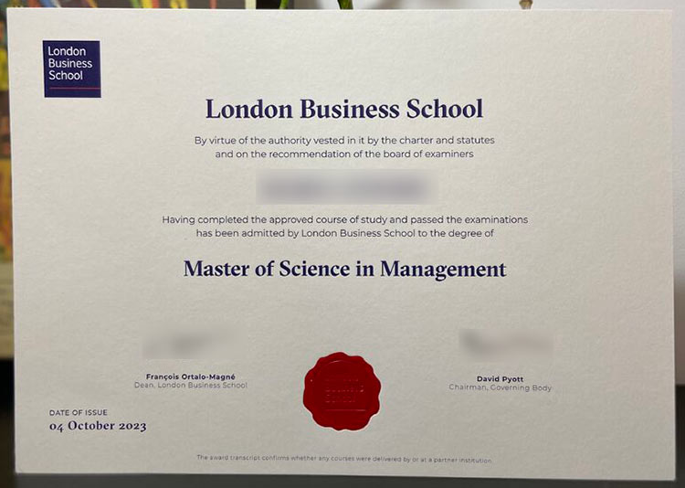 2023 Master of Management,London Business School