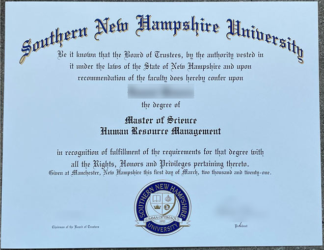 Master of Science,SNHU,2021