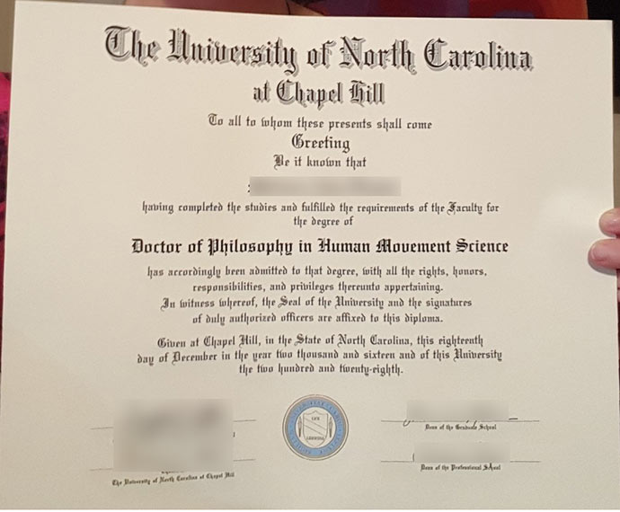 2018 UNC-Chapel Hill PhD in Human Environmental Science