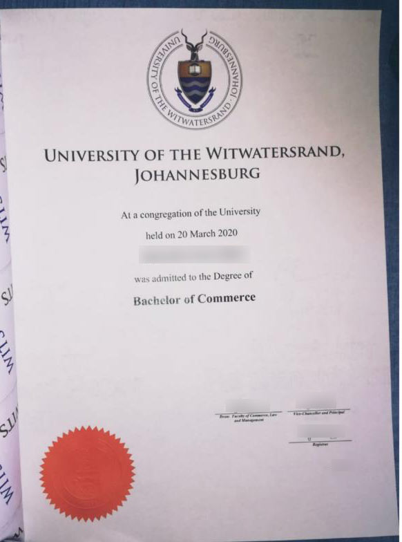 Bachelor of Business,University of the Witwatersrand,2020