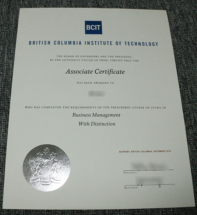 2016 BCIT Assistant Certificate