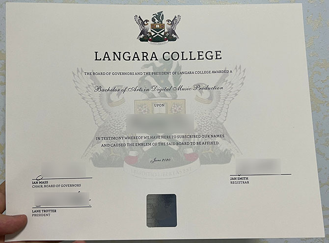 Bachelor of Arts in Digital Music Production from Langara College,2020