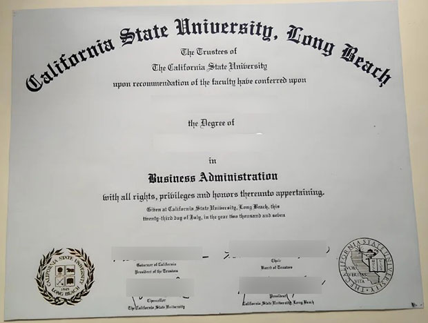 2018 CSULB Business Administration degree