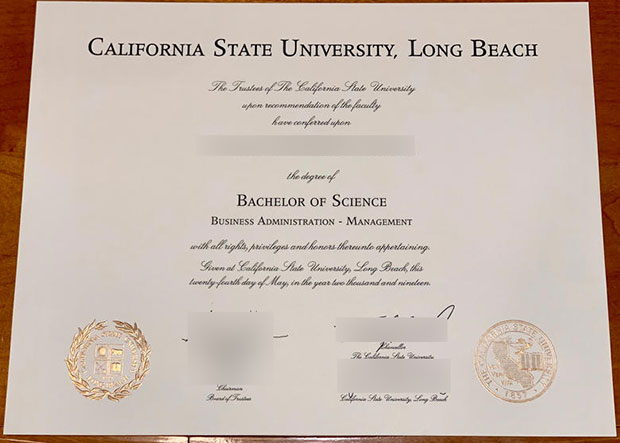 Bachelor of Science degree from CSULB