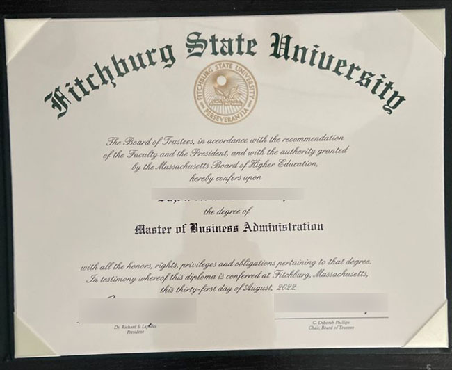 Master of Business Administration from Fitchburg State University in 2022