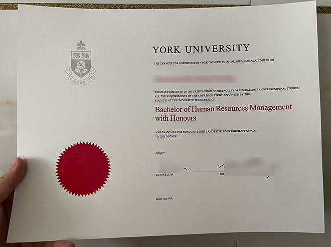 2019 Human Resource Management degree from York University