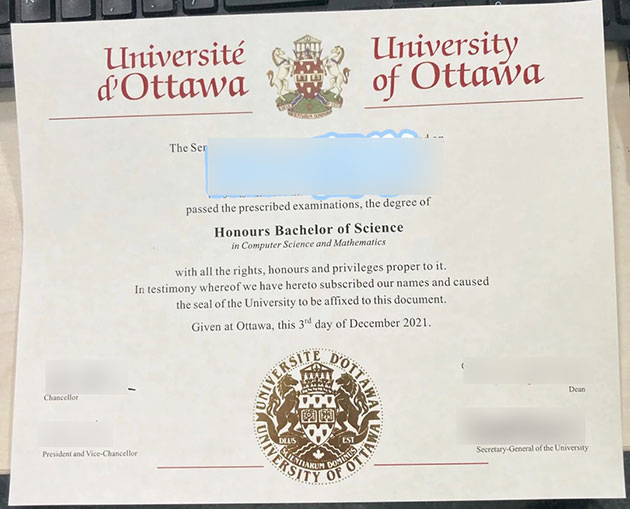 2021 University of Ottawa Computer Science and Mathematics