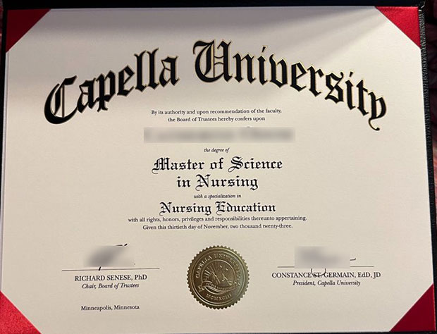 2023 Capella University Master of Science in Nursing sample