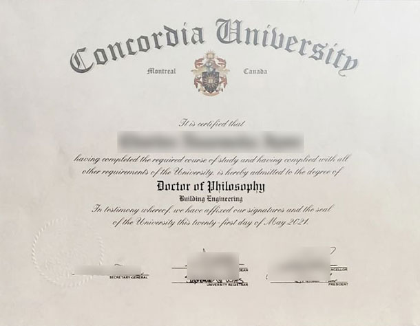 Sample 2021 Concordia University Diploma in Design and Architecture