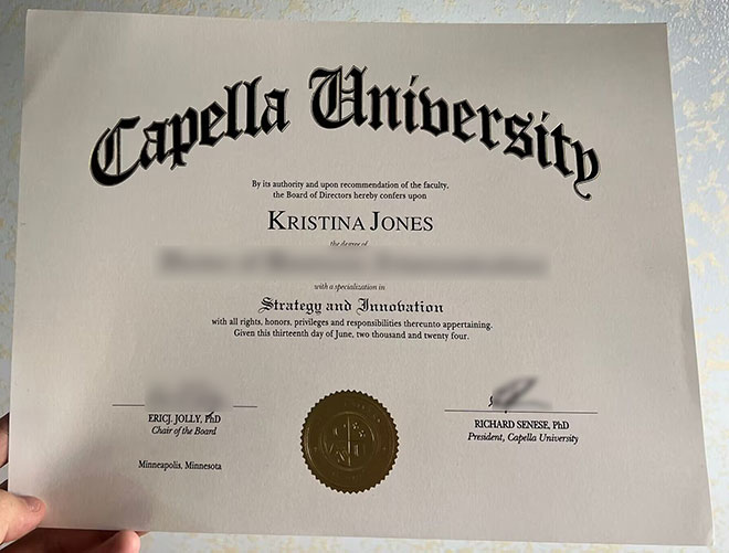 Ph.D.in Business Administration Capella University 2024