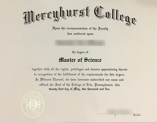 Mercyhurst University Master of Science Degree