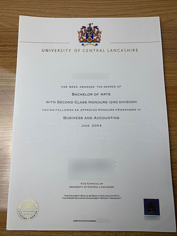 2004 Certificate in Business and Accounting from the University of Central Lancashire