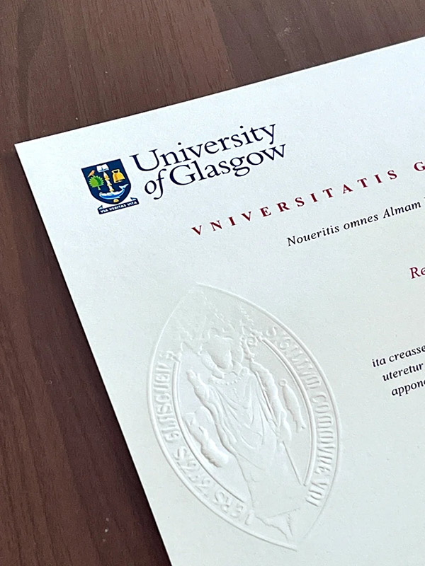 University Of Glasgow diploma Samples