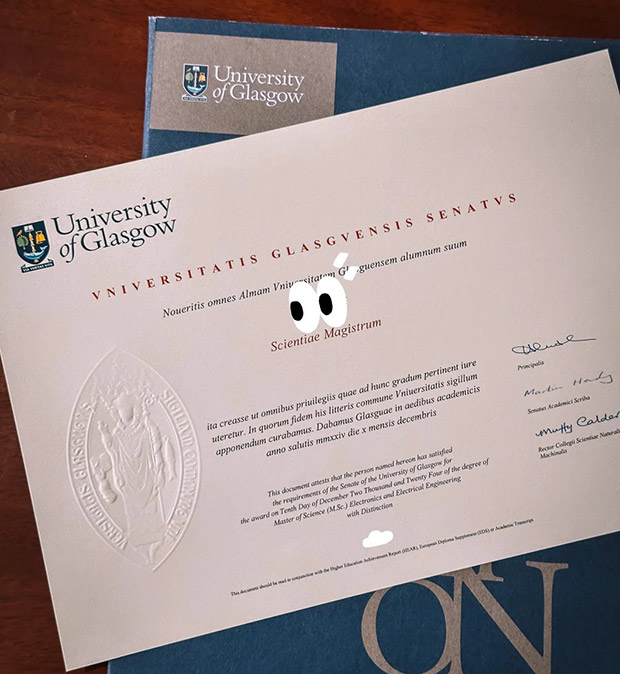 University Of Glasgow diploma Sample
