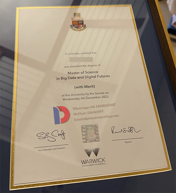 Degree sample of the University of Warwick in 2023