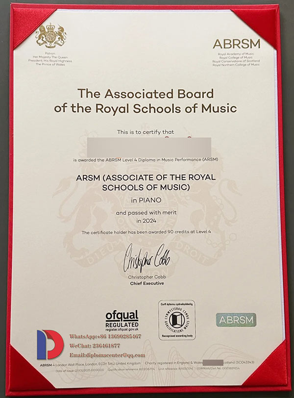 ABRSM 2024 certificate samples