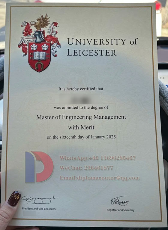 Master of Engineering Management from the University of Leicester in 2025