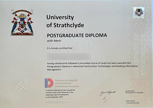2023 University of Strathclyde Postgraduate Diploma Sample