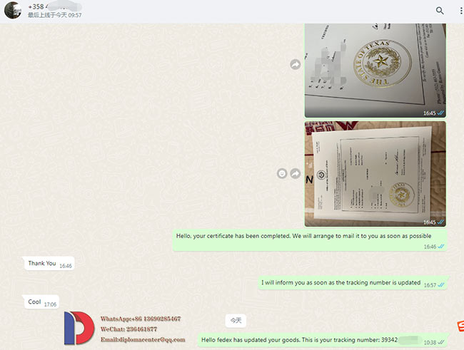 Sample of Apostille Certificate from Texas