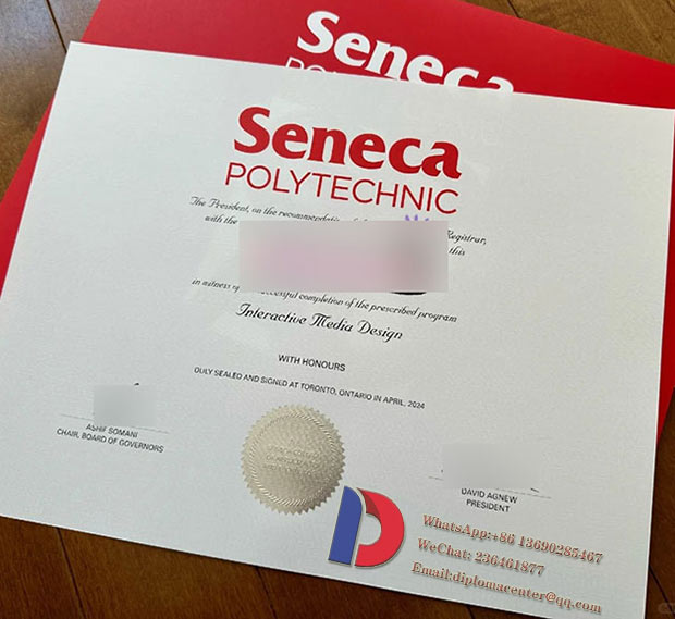 Certificate Samples of Seneca College of Applied Arts and Technology in 2024
