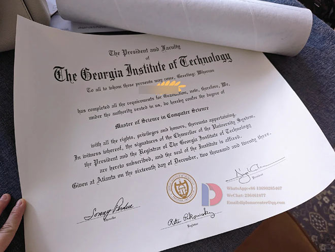 2023 Georgia Institute of Technology Degree Samples