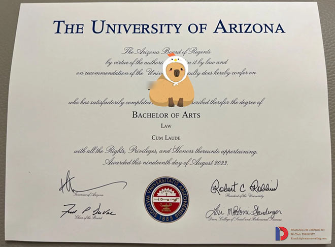 2023 Arizona State University Degree Sample Case