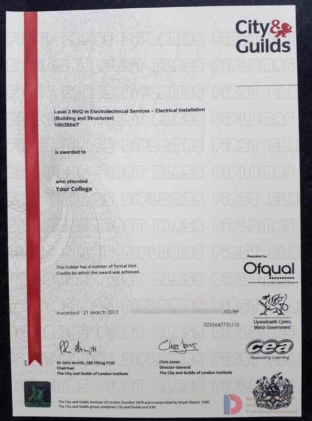 Certificate Sample of Electrical Installation Services in Electrical Engineering Technology in 2013