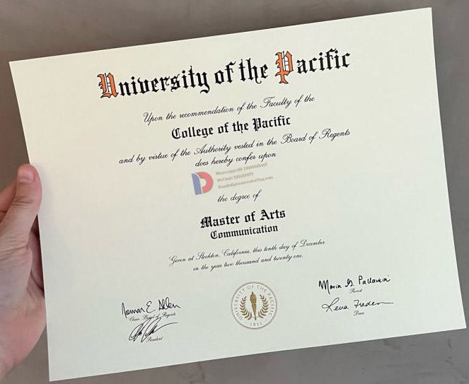 Pacific University 2022 Degree Sample Case