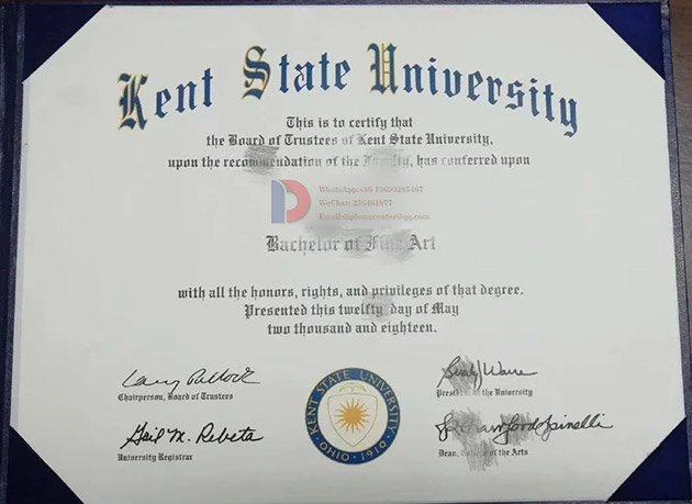 Kent State University 2018 Degree Samples