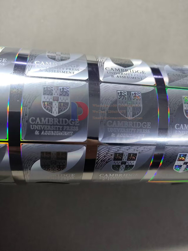 New Cambridge Certificates Hologram