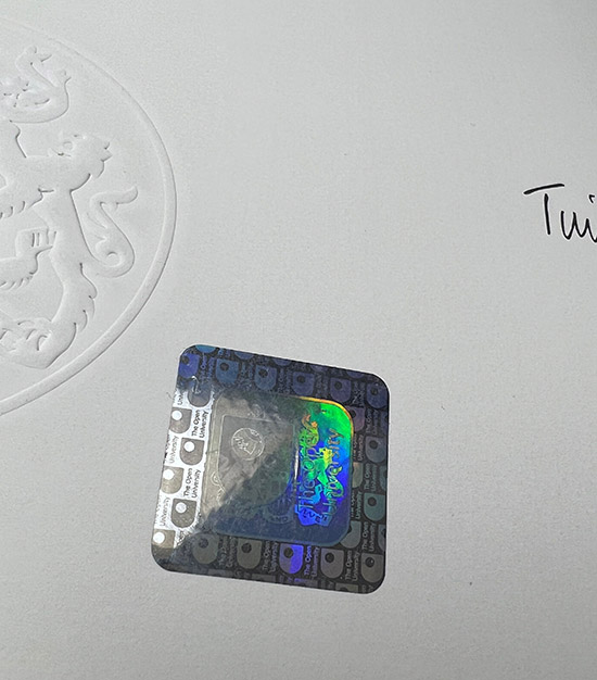 High-definition holographic effect of the Open University