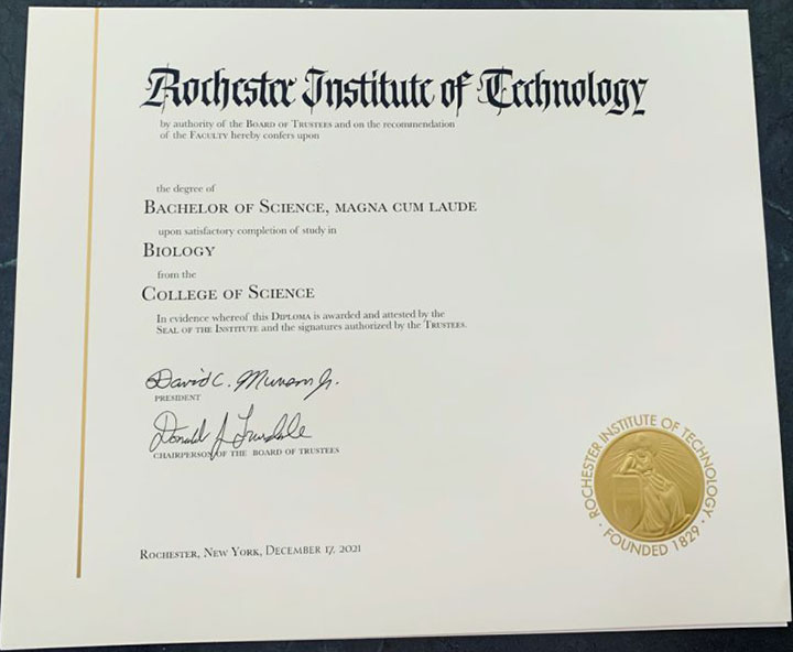 2021 RIT Degree Sample