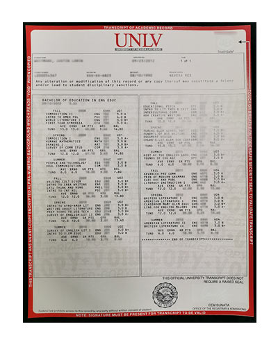 UNLV Fake Transcript|How to buy UNLV Fake Transcript certificate