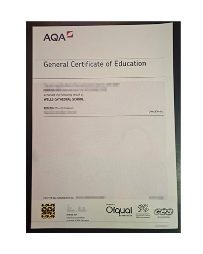 How much does it cost to buy Fake AQA GCSE certificate
