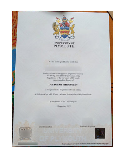 Where can I buy a fake university of plymouth degree?