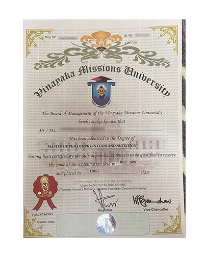 Where can one purchase fake degrees from Vinayaka M