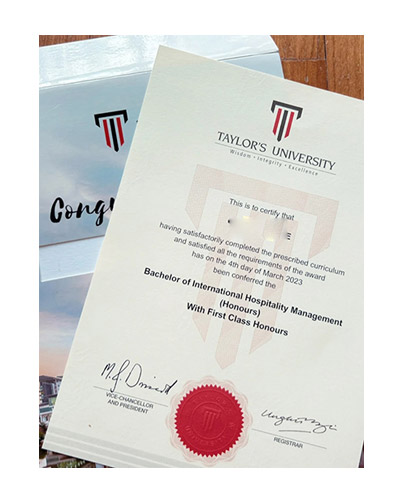 Where can I purchase a degree from Taylor's Univers